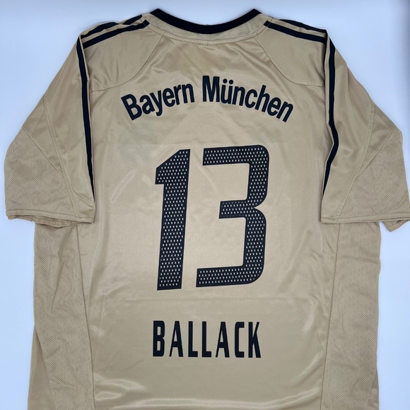 Ballack #13 Bayern Munich 2004/2005 Away ORIGINAL Adidas VTG Soccer Jersey (XXL) - Picture 1 of 10